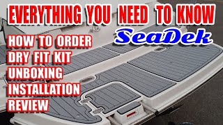 Seadek installation  How to install seadek  seadek reviews  seadek diy instructions dry fit kit [upl. by Nibla]