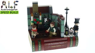 LEGO A Christmas Carol Charles Dickens Tribute  LEGO 40410 Speed Build [upl. by Prudy311]