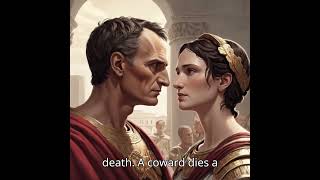 Julius Caesar’s Famous Words to Calpurnia Bravery and Fate in 1 Minute [upl. by Etnuhs422]