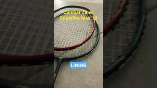 Lining Combat Z8 vs Superlite Max 10 [upl. by Eniar]