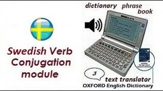 Swedish Verb Conjugation Svenska Engelska verbböjningen dictionary translator ordbok översättare [upl. by Pfeifer995]