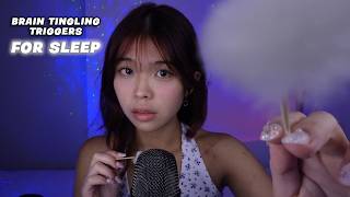 Brain Tingling ASMR Triggers FOR SLEEP [upl. by Yoong]