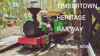 Timbertown Heritage Railway fowler The Green Hornet 190124 [upl. by Elockcin141]