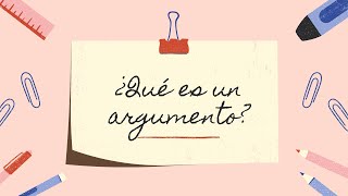 ¿Qué es un argumento [upl. by Eivol]