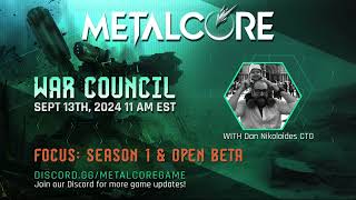 MetalCore War Council Discord Town Hall  September 2024 [upl. by Matilda]