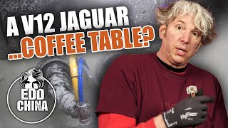 Using Wet Grit To Clean A Filthy V12 Jaguar Engine  Workshop Diaries  Edd China [upl. by Annamarie]