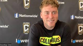 Columbus Crews Aidan Morris talks player pathway unified playing system [upl. by Ysus]