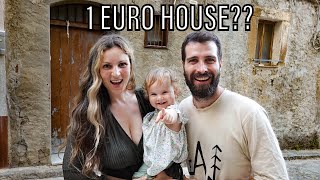 WE BOUGHT A 1 EURO HOUSE IN SICILY ITALY Ep1 [upl. by Nilat179]