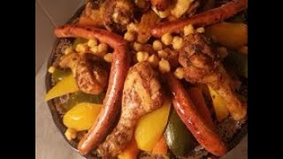 LE VRAI COUSCOUS ROYALE AVEC 3 VIANDES TRES SIMPLE A FAIRE [upl. by Akemet]