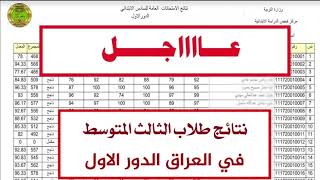 موعد نتائج الثالث متوسط 2021 الدور الاول ورابط النتائج الرسمي [upl. by Kcirtemed819]