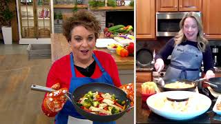 Ninja Foodi NeverStick Premium 11quot Wok and 12quot Fry Pan on QVC [upl. by Fowle963]