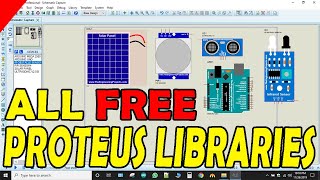 ALL FREE PROTEUS LIBRARIES DOWNLOAD AND ADD EASILY  FIX LIBRARY FOLDER NOT FOUND WINDOW 1087 [upl. by Ahsienauq]