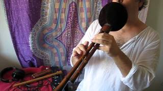 Stefan Dollak plays Elizabethan folk tunes on the bladderpipe [upl. by Elesig639]