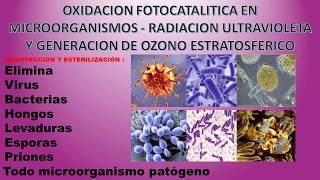 DESINFECCION Y ESTERILIZACION ULTRAVIOLETA UV  OZONO [upl. by Ecneralc]