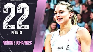 Marine Johannès 22 PTS 5 AST  LDLC ASVEL Féminin vs Basket Landes [upl. by Ryun902]