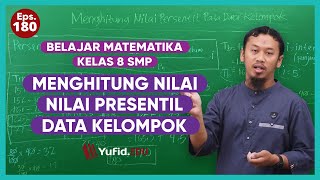 Rumus Persentil dan Cara Mencari Persentil Data Kelompok Belajar Matematika Kelas 8  Kak Hasan [upl. by Prouty]