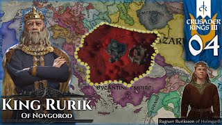 4 Crusader Kings III Roleplay  The Great ByzantineViking Raid Viking Rus Rurikid [upl. by Reeva]