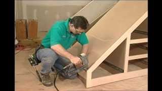 Building Storage Spaces Part 1 How to build storage space under your Stairs [upl. by Vidal760]