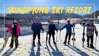 How hard it could be FIRST TIME skiing at Yongpyong Ski Resort South Korea [upl. by Nahsab138]