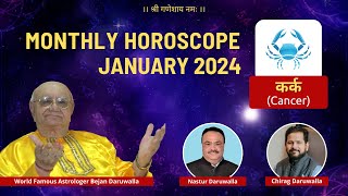 Monthly Horoscope for the Zodiac Sign Cancer For January 2024  Best Indian Astrologer [upl. by Neyuh]