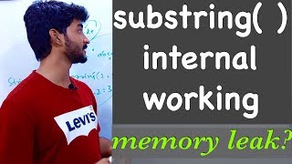 How substring method works internally   popular java interview questions  javalangstring [upl. by Allemat]