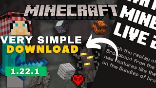 How to download Minecraft 122 The Pale Garden amp Creaking UPDATE [upl. by Clevie]