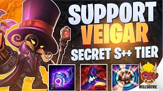 WILD RIFT  Veigar Support is Secret S Tier  Challenger Veigar Gameplay  Guide amp Build [upl. by Mabelle25]