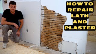 Lath and Plaster Repair [upl. by Sheehan]