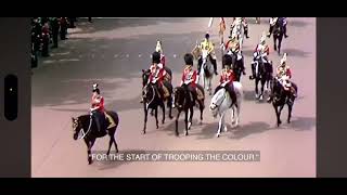 Queen Elizabeth II keeps calm and carries on when shots were fired at 1981 Trooping The Colour ITN [upl. by Hnamik]