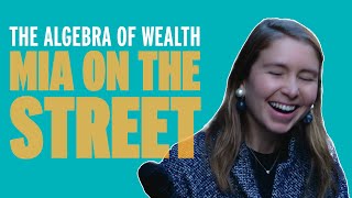 The Algebra of Wealth Book Launch  Mia on the Street [upl. by Siroled282]