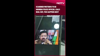 Mumbai  Scammer Pretending To Be Mumbai Police Officer Calls Real Cop This Happens Next [upl. by Chaker]