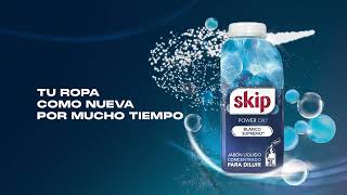 Protegé tu ropa blanca con Skip Power Oxi [upl. by Conlin78]