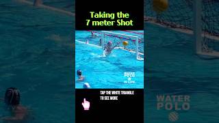 Taking the 7 meter shot in waterpolo waterpolotough usawp highlights [upl. by Ajile287]