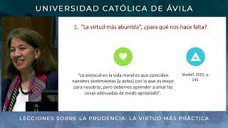 Lecciones sobre la prudencia la virtud más práctica  Extensión Universitaria [upl. by Eicnan24]