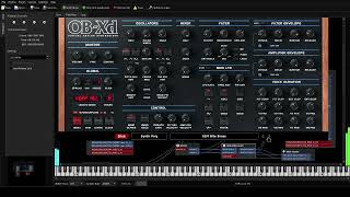 OBXd VSTi Угарный симулятор Oberheim [upl. by Rois]