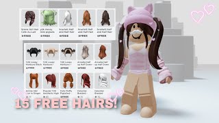 15 NEW FREE HAIRS WORKS [upl. by Leakcim]