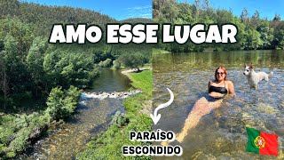 PRAIA FLUVIAL EM ÁGUEDA 🏖️ Verão em Portugal 🇵🇹 [upl. by Innej235]