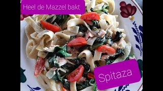 Recept 7 Tagliatelle met zalm en spinazie [upl. by Osnerol]