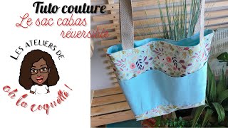 TUTO COUTURE Le sac cabas réversible [upl. by Coffee]