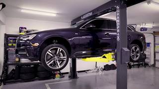 GrandPrix Home Garage Lift by BendPak for DIY [upl. by Frulla]