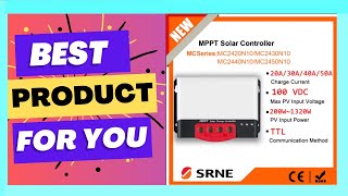 SRNE MPPT Solar Charge Controller 20A50A Solar Regulator PV Max 1320W [upl. by Anselma]