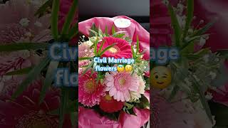 CIVIL MARRIAGE flowers😍 [upl. by Tiloine172]