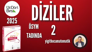 DİZİLER ÖSYM TADINDA 2  345 AYT MATEMATİK SORU BANKASI 2025 [upl. by Driscoll]