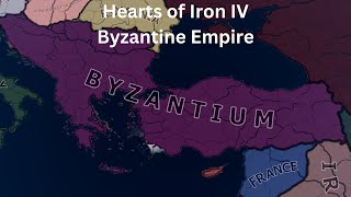 Byzantine Empire in 1936  HOI4 Timelapse [upl. by Nalac]