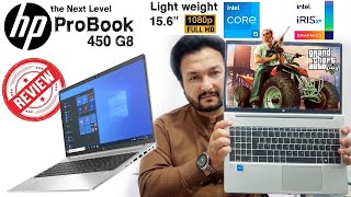 hp ProBook 450 G8 i511th Gen a Business Laptop Full Review amp GTA V Game Test [upl. by Semela]