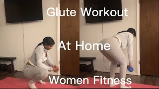 GLUTE 10 MIN WORKOUT WOMENS  FITNESS  HOME WORKOUT [upl. by Fawn]