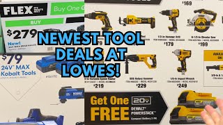 The Latest 2024 Tool Deals At Lowes Dewalt Kobalt and Flex [upl. by Tish]