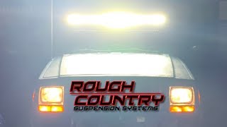 Jeep Cherokee XJ LED Light Bar Installation By Rough Country [upl. by Dee Dee]