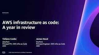 AWS reInvent 2023  AWS infrastructure as code A year in review DOP206 [upl. by Nirrad225]