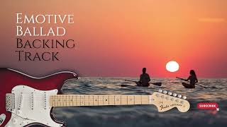 Emotive Ballad Backing Track 2  F  Guitar  55 bpm [upl. by Edda]